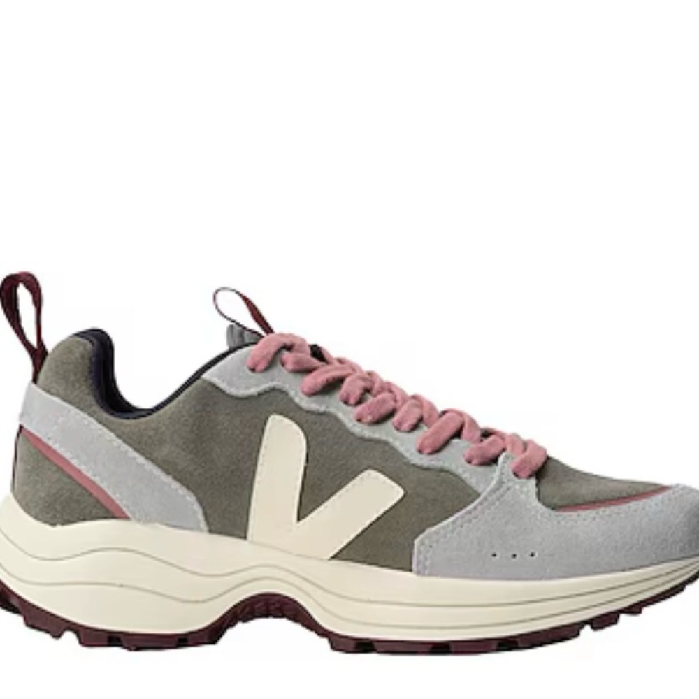 Veja Women's Sneakers - Gray, Pink, and Cream